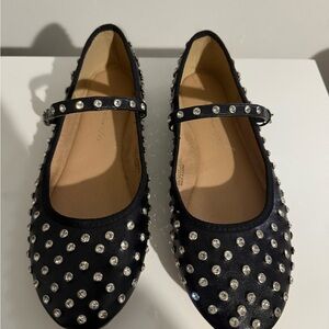 House of Harlow 1960 Black Studded Flats